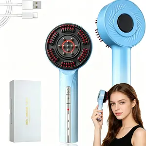 Electric Scalp Massager Brush - Hair Oil Applicator with Soothing Vibration,Cordless Scalp Care Comb for Essential Oils, Portable Relaxation Gift for Men & Women
