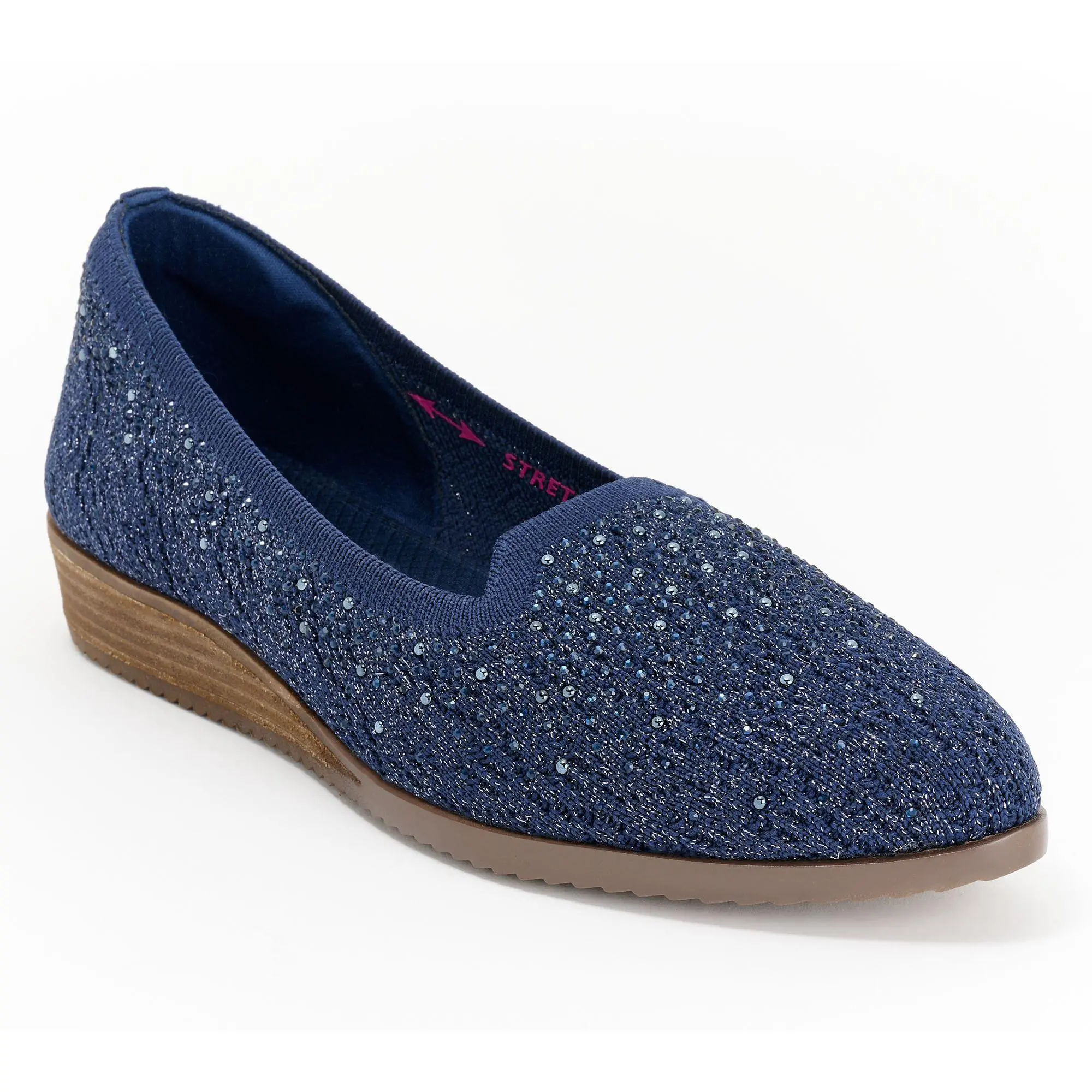 Skechers Cleo Sawdust Sparkle Knit Skimmers - Twinkle Skechers Cleo Sawdust Sparkle Knit Skimmers - Twinkle