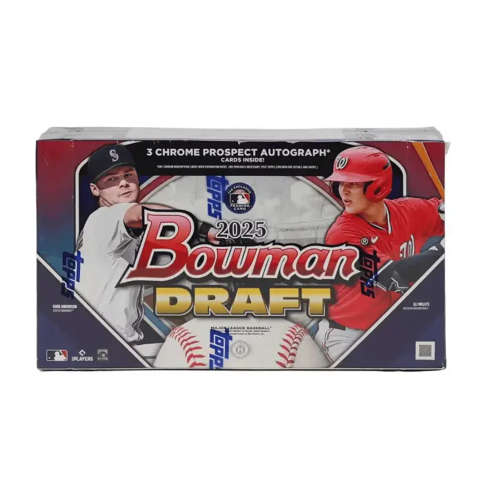 2025 Bowman Draft Hobby Jumbo Box (12 Packs Per Box, 32 Cards Per Pack)
