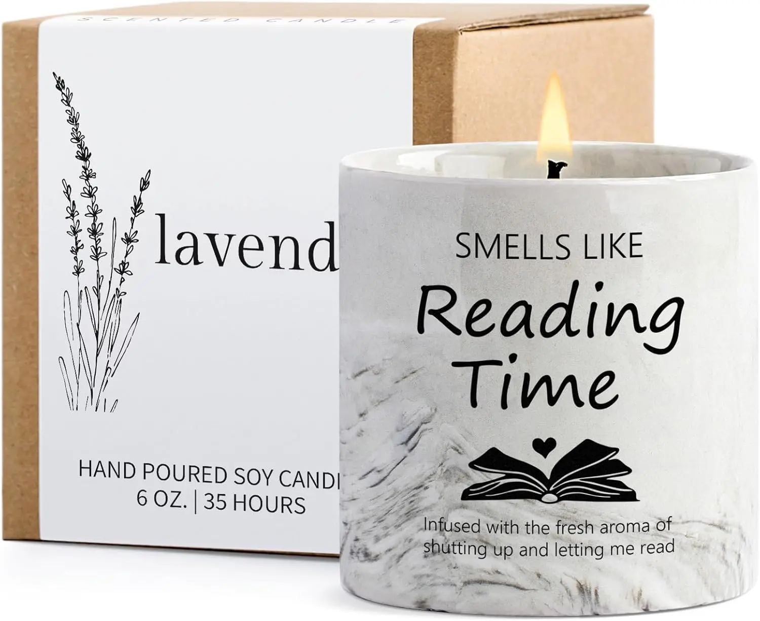 Reading Time Candle