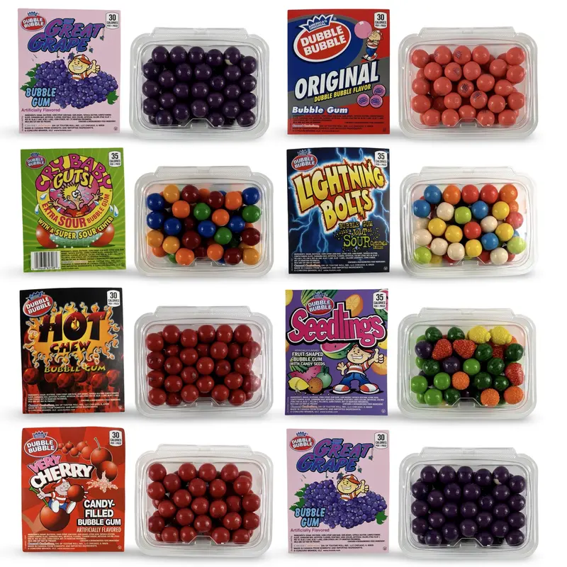 Dubble Bubble Gumball Tub – Classic & Filled Bubble Gum | Choose from 25+ Flavors
