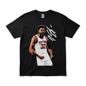 Trendy Unisex Made In US Karl A Towns Graphic Tee. Vintage Basketball Player Print. Casual Short Sleeve Crewneck Top. Minnesota Pro Hoops Playoffs Game Day Streetwear. Perfect Summer Gift For Men Women Sports Fans Apparel.