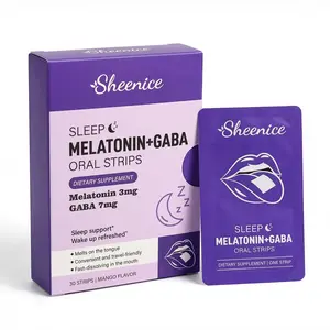 SHEENICE Liposomal SLEEP Direct (70mg*30strips)  Strips,Made in USA ,MANGO FLAVOR Healthcare Fitness