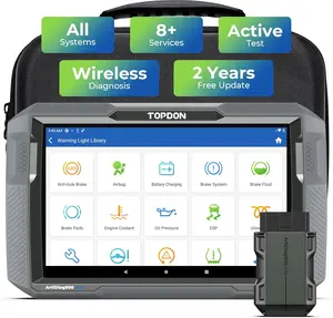 TOPDON Car Diagnostic Tool ArtiDiag900 Lite with BiDirectional Scan, FCA Gateway and CAN-FD, Full Systems Diagnosis with 8+ Reset Services, Wireless Bluetooth OBD2 scanner, AutoVIN, 2-Year Free Update
