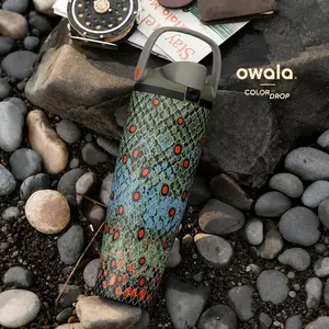 Owala FreeSip 30oz “Off the Hook” Limited Edition Leak-Proof Stainless Steel Water Bottle Gift Ideas for Camping Lovers Cup, Hunting vibe, Father's Day, Tiktok Viral