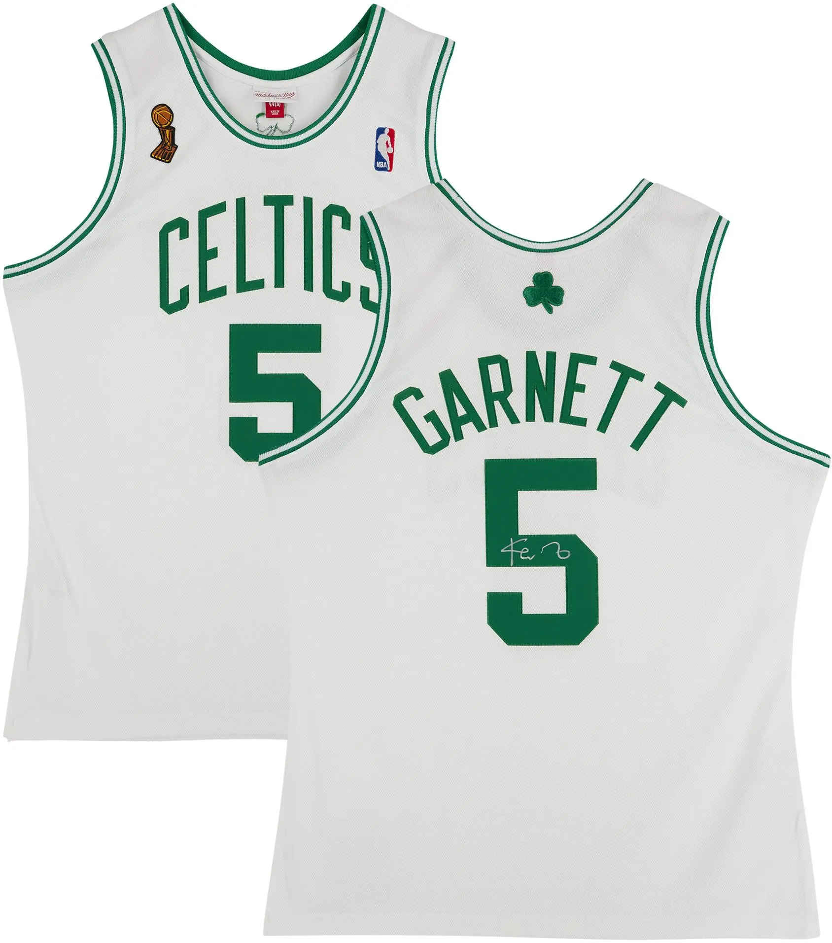 Kevin Garnett Boston Celtics Autographed Mitchell & Ness White 2007-08 Authentic Jersey - Fanatics Authentic Certified