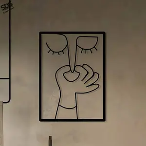 Acrylic High-End Creative Decorative Wall Silhouette, Stylish Home Decoration Accessory, Perfect for Living Room & Bedroom