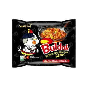 SAMYANG Buldak Spicy Ramen Hot Chicken Ramen Korean Stir-Fried Instant Noodle Original 5 Pack 4.9 oz Each