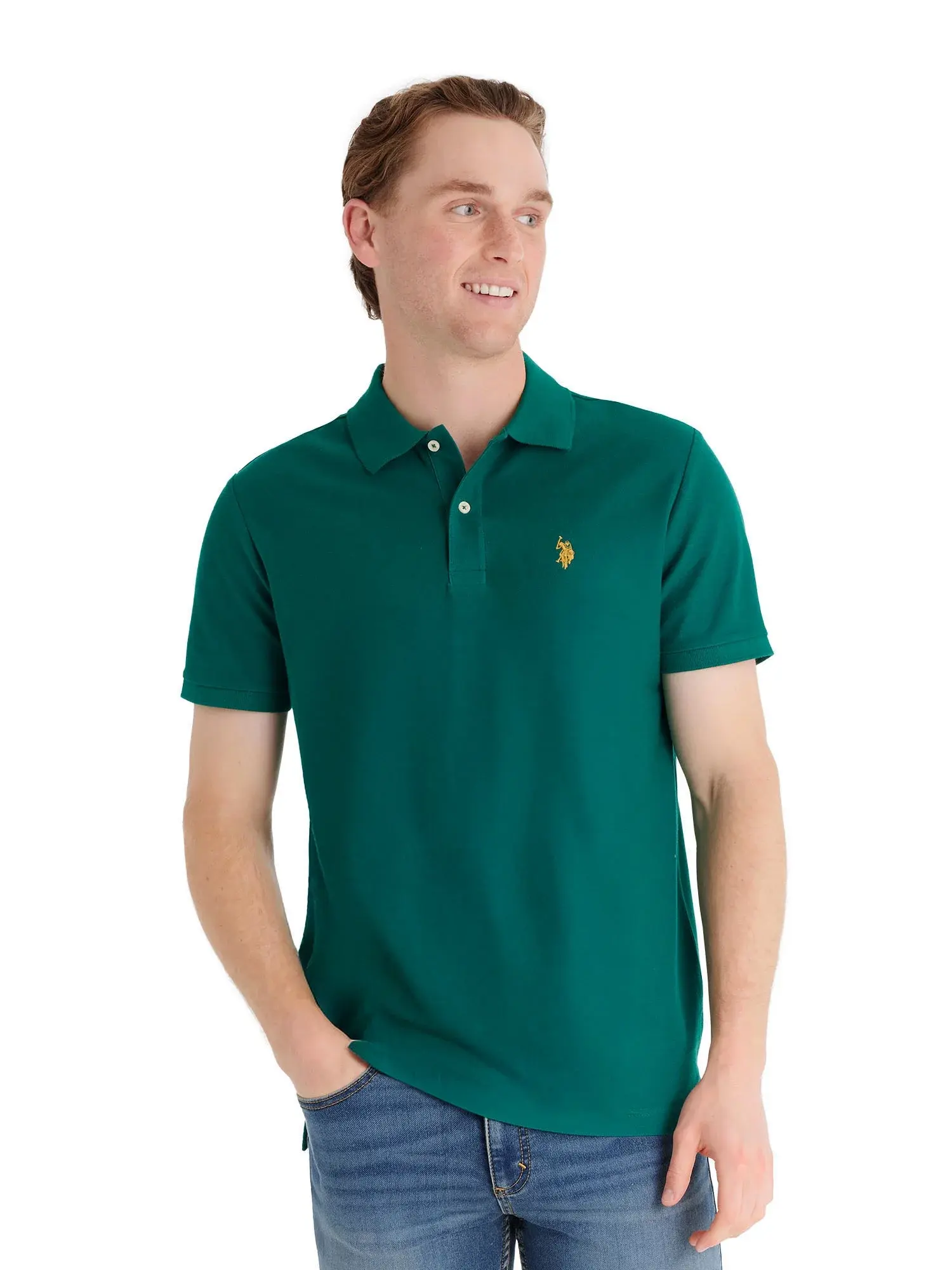 U.S. Polo Assn. Men'S Slim Fit Pique Polo Shirt U.S. Polo Assn. Men'S Slim Fit Pique Polo Shirt