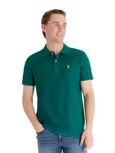 U.S. Polo Assn. Men'S Slim Fit Pique Polo Shirt