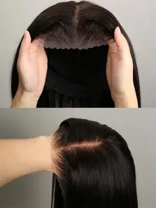 5x5 Glueless Wigs Human Hair Pre Plucked Pre Cut Straight Lace Front Wigs Lace Frontal Wig Human Hair 180% Put on And Go Glueless Hd Wigs Glueless Wig For Black Women