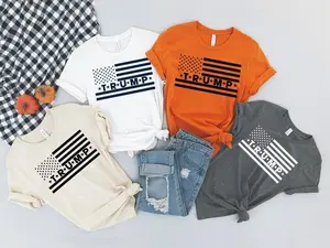 Trump Flag Shirt, 2024 Trump Shirt, Republican T Shirt, Voting Shirt, MAGA Ladies Shirt, MAGA 2024, Trump Election Tee, MAGA Men's Shirts