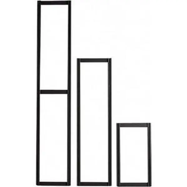 Quantum Storage Systems Black Small Parts Tip Out Stacking Bin Organizer 24" Wide x 48" High, Polystyrene Frame QTF-48-DS