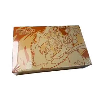 【Card Lobby】 Pokemon TCG Sword & Shield Charizard VMAX Battle Set Gift Box with Card Accessories and 25-Card Pack