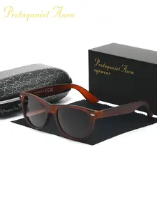 Protagonist Aura Fashion Polarized Sunglasses, Uv400 Protection, Lightweight Matte Frame, Reduce Glare, Ideal for Travel & Outdoor Sports