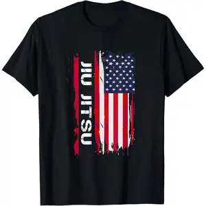 Jiu Jitsu, Martial Arts Ji Jitsu T-Shirt Pure Cotton Graphic Tees Menswear Top: Gifts for Men & Women