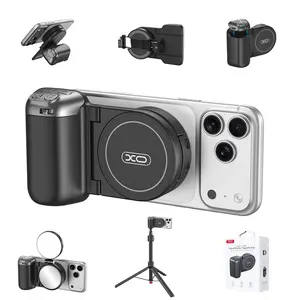 2026 MagSafe Magnetic Shooting Grip with Detachable Wireless Shutter Remote, Portable Ergonomic Phone Holder for iPhone & Android