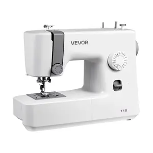 VEVOR Computerized Sewing Machine, 60 Stitch Applications, with LED Screen, Foot Pedal and LED Light, Heavy-Duty Metal Frame, Digital Sewing Machine with Powerful Motor for Crafts and MendingVEVOR Super Brand Day