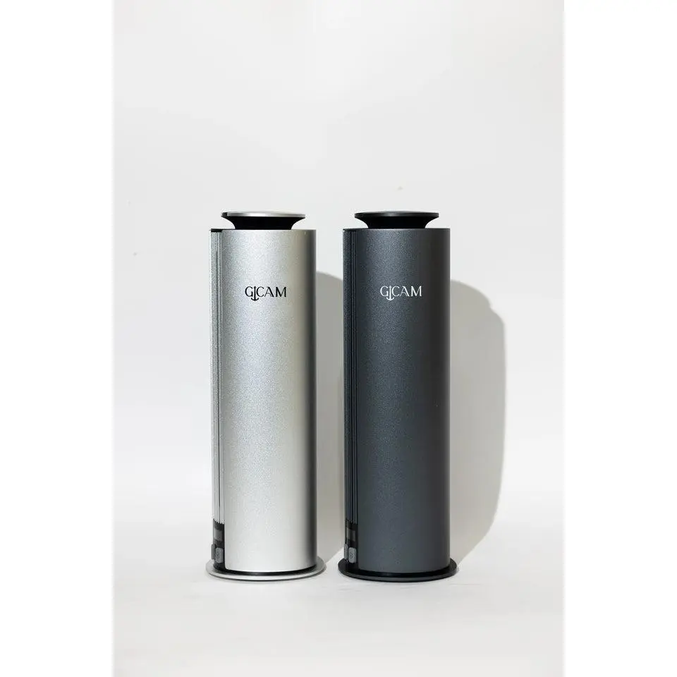 GC-ZEN Aluminum Rectangular Minimalist Aroma Diffuser - Compact Wireless Humidifier Diffuser with Rechargeable Battery, Intuitive Control, Fragrance Dispersion, WiFi/Bluetooth for 500 sq ft Small Spaces