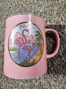 florida flamingo pink coffee mug
