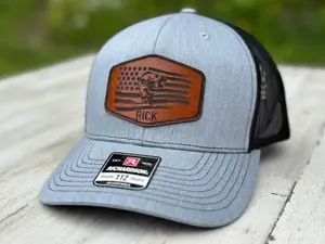 Extra Large Trucker Hat for Dad – XL Snapback Cap with Leather Patch, Adjustable Mesh Back Hat for Large Heads, Comfortable Fit, Perfect Gift for Him, Fathers & Big Head Hat Lovers