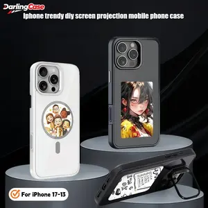 DarlingCase iPhone 17 Pro Max Smart E-Ink 4 in 1 DIY Phone Case with MagSafe NFC & Screen Projection for iPhone 15 14 Pro Max Series iphone 16 pro max cases picture phone case.e ink phone case nfc phone case iphone 17 case pixly case digital phone case