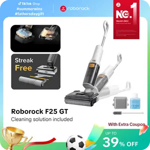 [SaleLink] Roborock F25 Series Wet Dry Vacuum Cleaner, Hot Air Drying & High temperature Self Cleaning, with 20000Pa, Edge Cleaning, Wet Mop Cleaner for Hard Floor, Cordless, Lightweight -Household Appliances (F25 GT) #summerwins #fathersdaygift