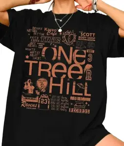 One Tree Hill Doodle Art Shirt Vintage One Tree Hill Movie Shirt Brooke Davis Peyton Sawyer Nathan Scott Shirt Sweatshirt, 5