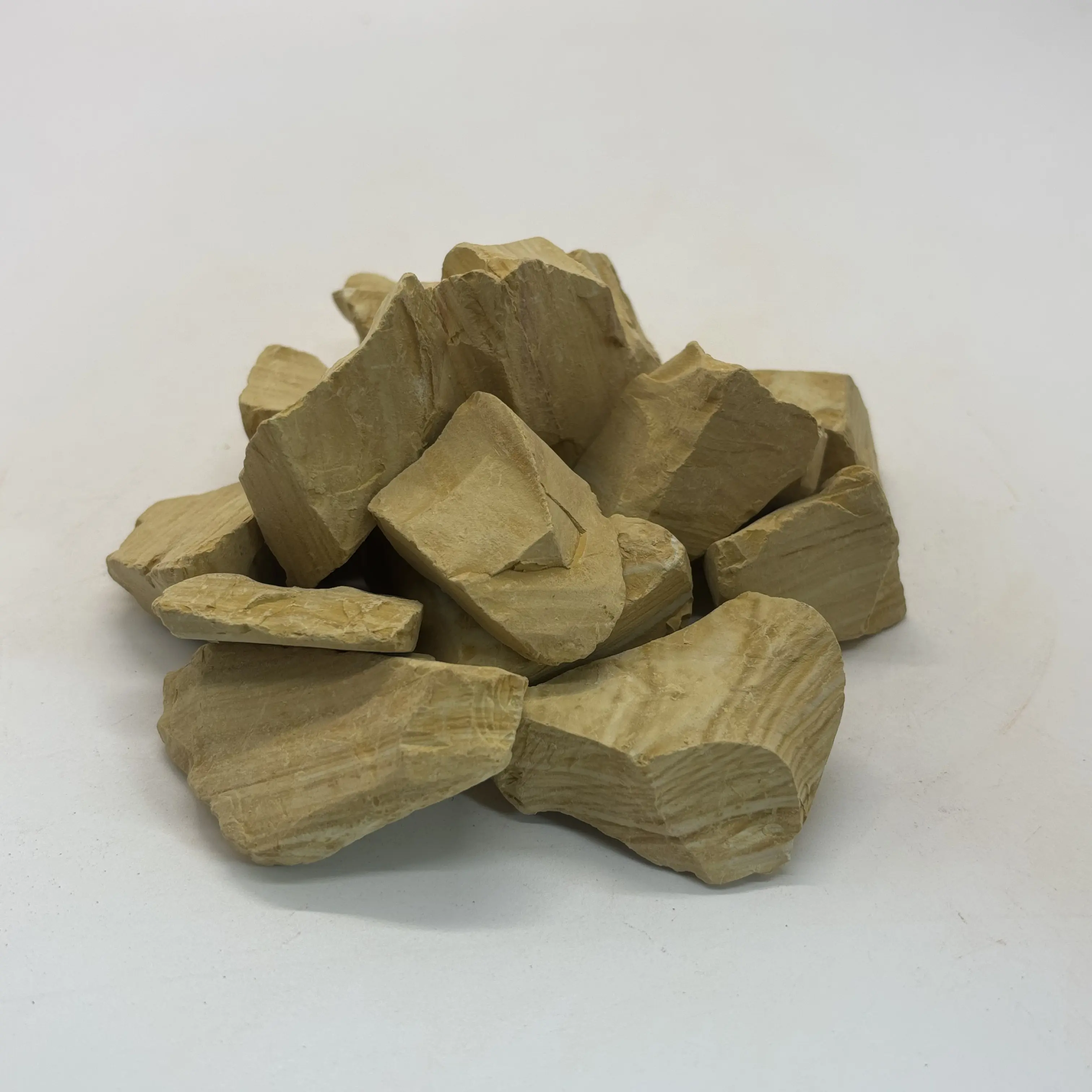 Additive-Free Layered Yellow Kaolin Clay Chunks, 100% Natural Cosmetic Grade Edible Clay for Garden Soil & Home Improvement, 200g/7oz