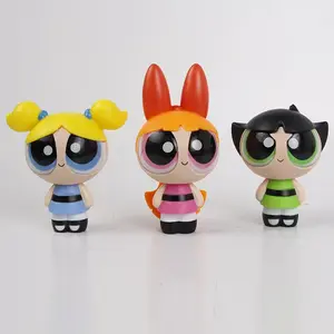 The Powerpuff Girls Figure Classic Anime Doll Model Claw Machine Capsule Toy
