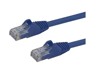 Startech N6PATCH8BL 8 ft. Cat6 Ethernet Patch Cable with Snagless, Blue