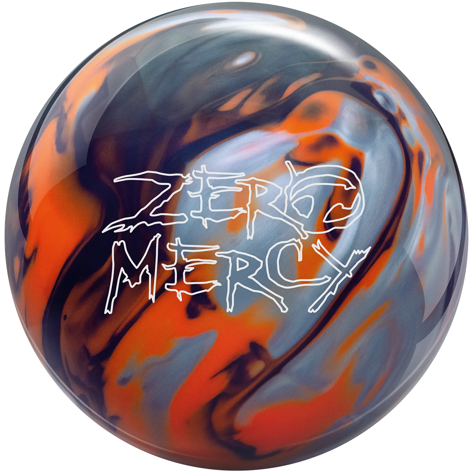Hammer Zero Mercy Pearl Bowling Ball - Silver/Orange/Black