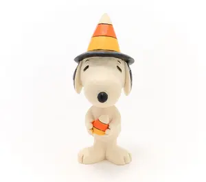 Jim Shore 4" Snoopy With Candy Corn Hat