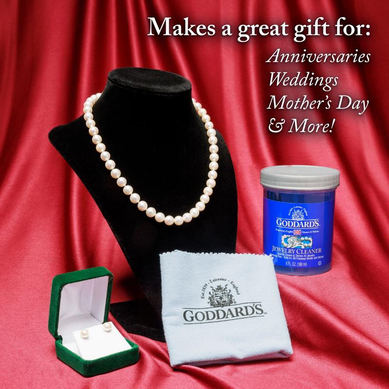 Goddard'S Jewelry Cleaner, Tarnish Remover, Cleaning Solution for Silver, Gold, Diamond, Gemstone Jewelry, Ammonia Free, Includes Brush & Basket, 6 Oz Goddard's