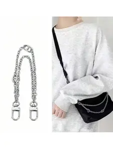 1pc Metal Bag Chain Accessories, Extension Chains for Underarm Crossbody Shoulder Belt, Replacement Strap for Women's Bag