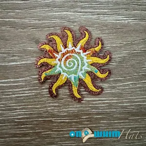 Glitter Sunshine Iron-On Patch