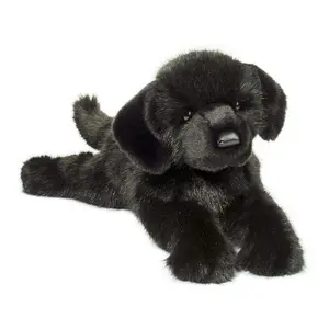 Douglas Cuddle - Jake DLux Black Lab - 2449 - Weight 12.3 oz - Dimensions 13 × 5 × 8 in
