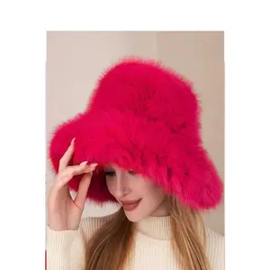 My Fav Fuzzy Bucket Hat Fuchsia