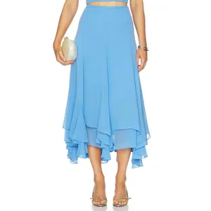 Amanda Uprichard Monterey Skirt in Atlantic
