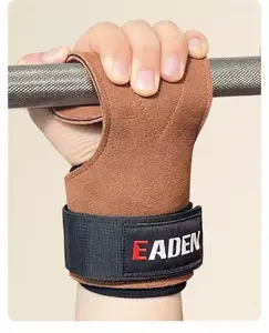 Cowhide power strap, hard pull tab, pull up, horizontal bar, anti slip wrist grip strap, fitness wristband