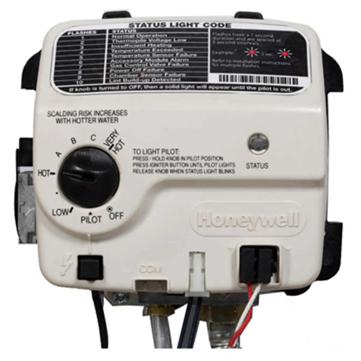 Reliance 9007631 Electronic Ultra Low-Nox Gas Control Valve, 2 lbs Weight, 300 Series Thermostat, 750 Millivolt Generator, Integral Spark Igniter, Increased Temperature Control, 7L x 12W x 8H in