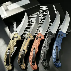 The 865 compact EDC folding knife features a rugged, durable textured handle, making it an essential tool for camping, fishing, outdoor and everyday use.