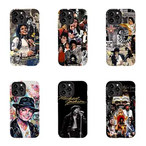 Michael Jackson Phone Case forSuitable for iPhone 17/16/15/14/13/12/11 Pro Max/Plusand Samsung Galaxy S23-25, shock-absorbing, anti-drop protective case, lightweight, King of Pop Iconic Design