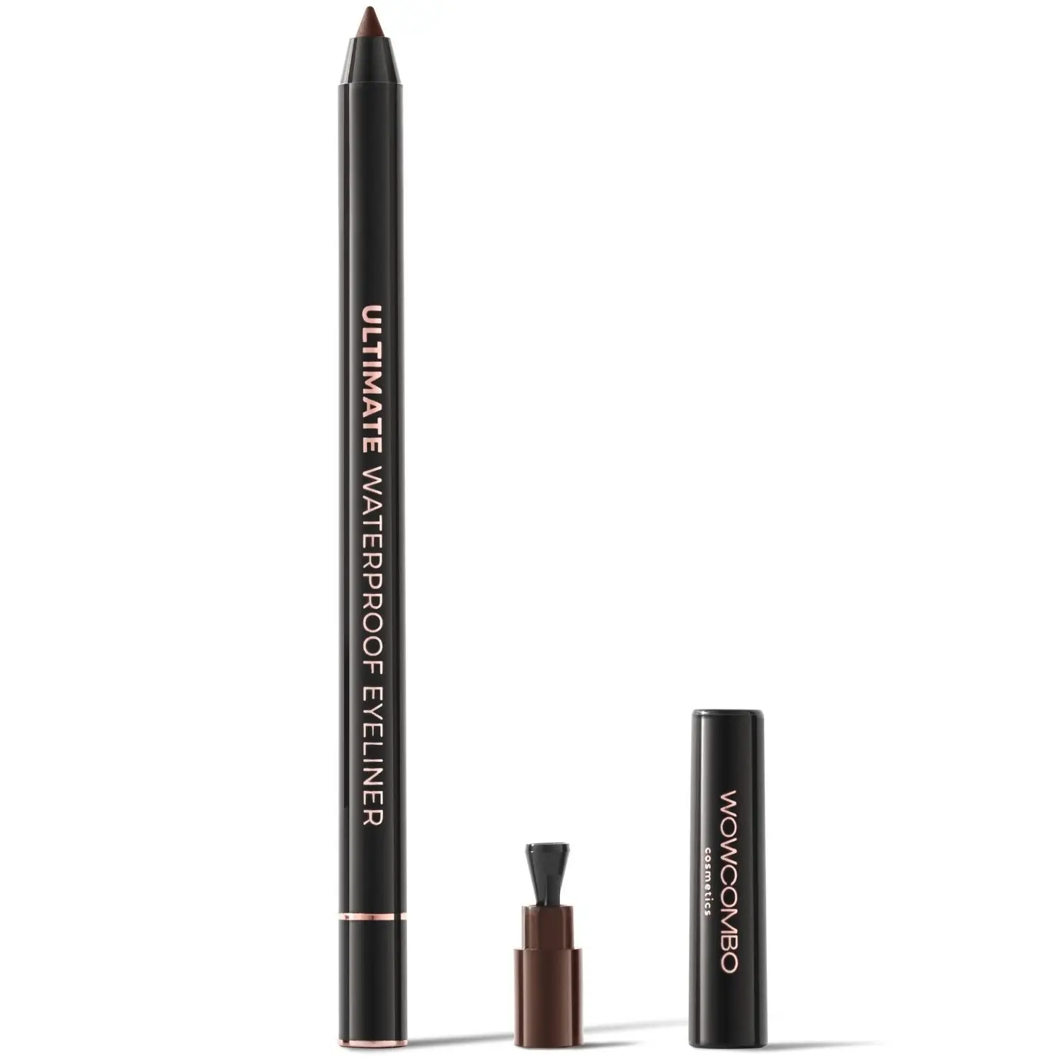 Ultimate Waterproof Eyeliner Pencil with Built-in Sharpener - Smudge-Proof - Long Lasting - Stays On All Day - Creates Bold & Defined Lines - Eye Makeup for All Ages & Skin Types