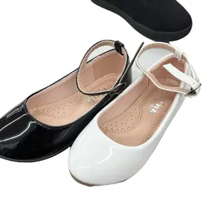 FAUX LEATHER SIMPLE BALLET FLAT FLEXIBLE-49k