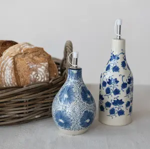 Stoneware Oil Cruet