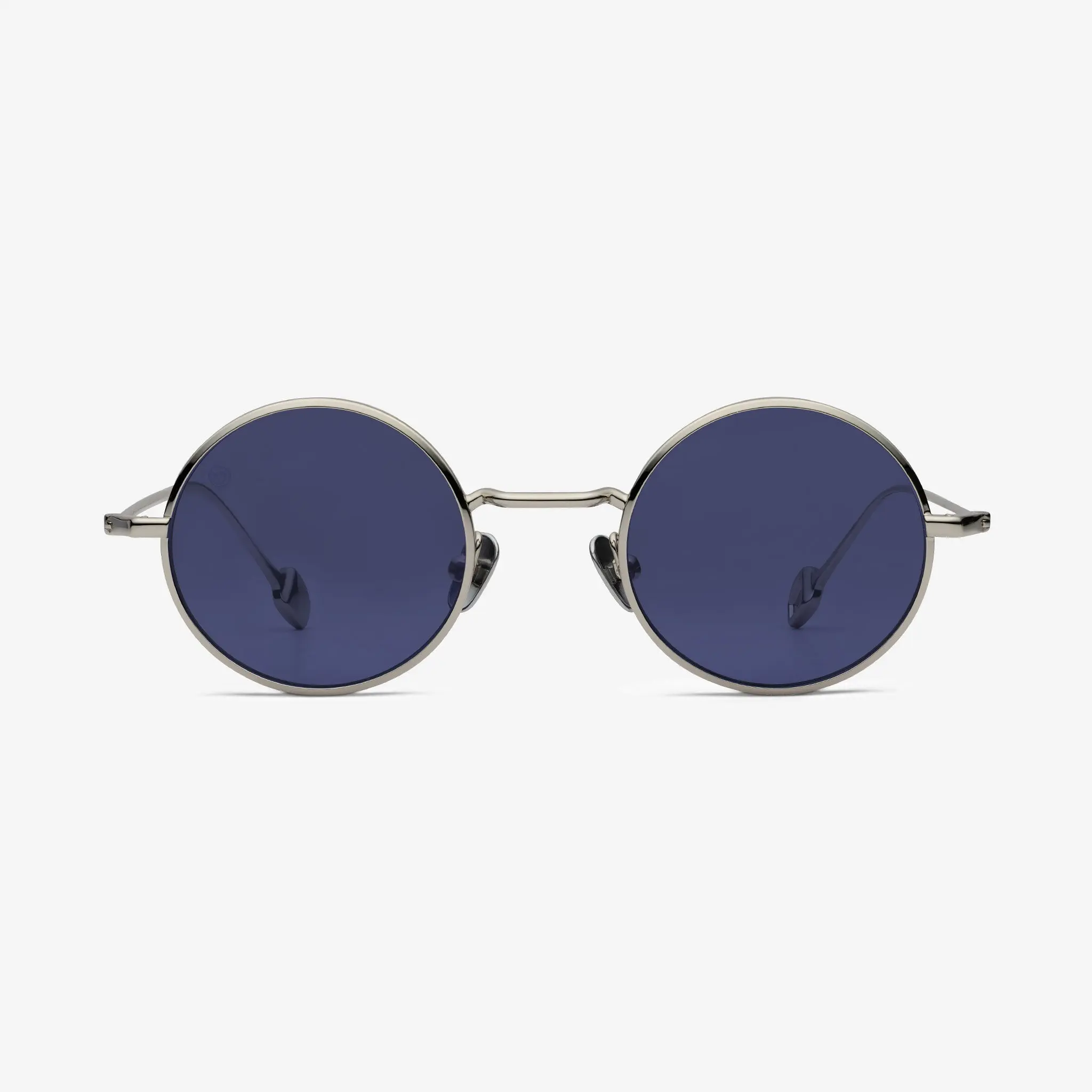 Fork Eyewear HUSH Women's Round Sunglasses, Minimalist Metal Frame with a Double Rim for a Subtle Elegant Look, Everyday Wear, Minimal Aesthetic, Metal Frame Women's Sunglasses, Modern Chic Women's Sunglasses