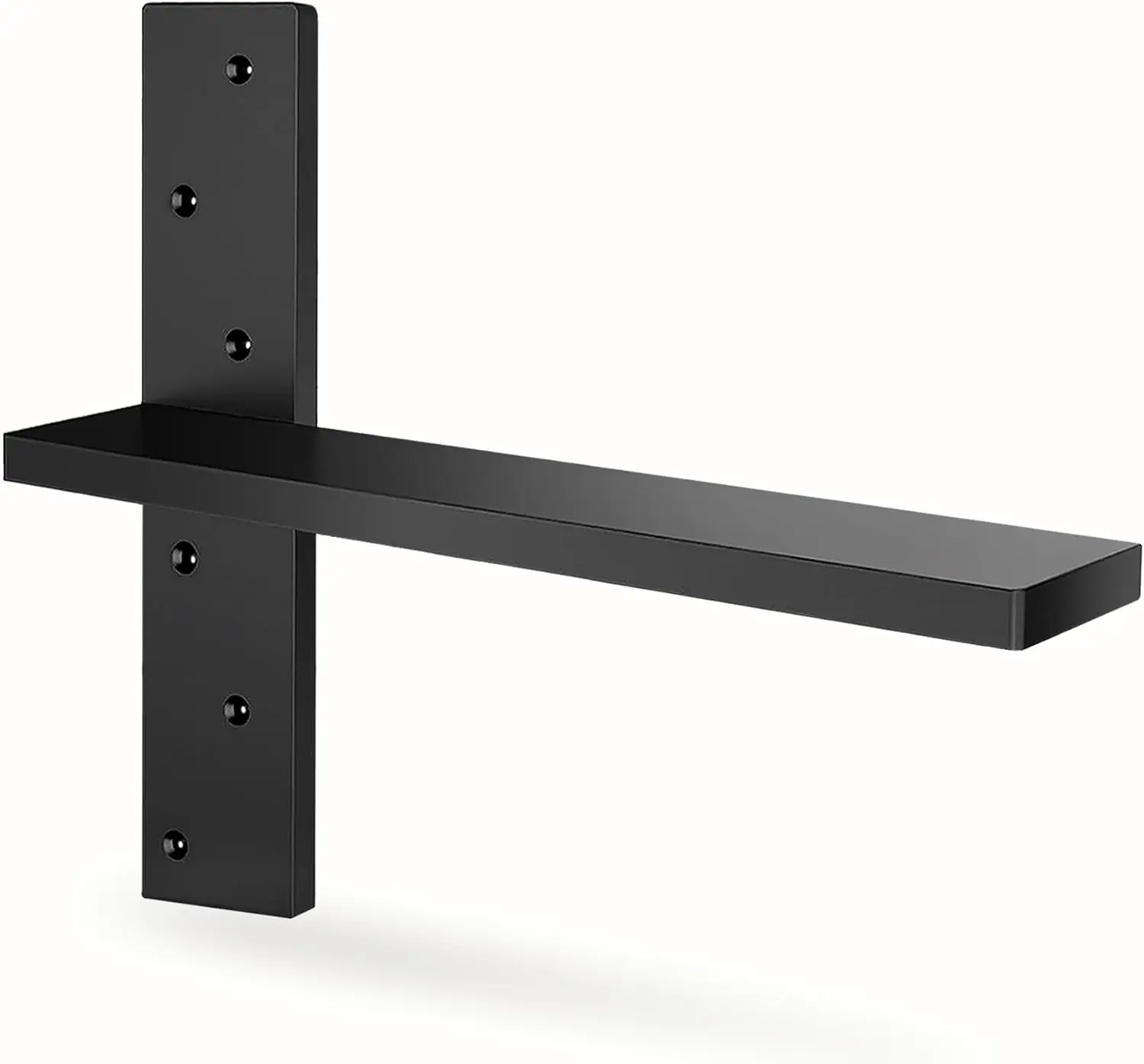 Floating Shelf Bracket Heavy Duty 1/2" Thick Free Hanging Countertop Support Bracket 1 Pack 12" Lx2.5 W  Shelf Bracket for Floating Wall Countertops, Bars, Desks, Bench Seats, Vanities, Mantels