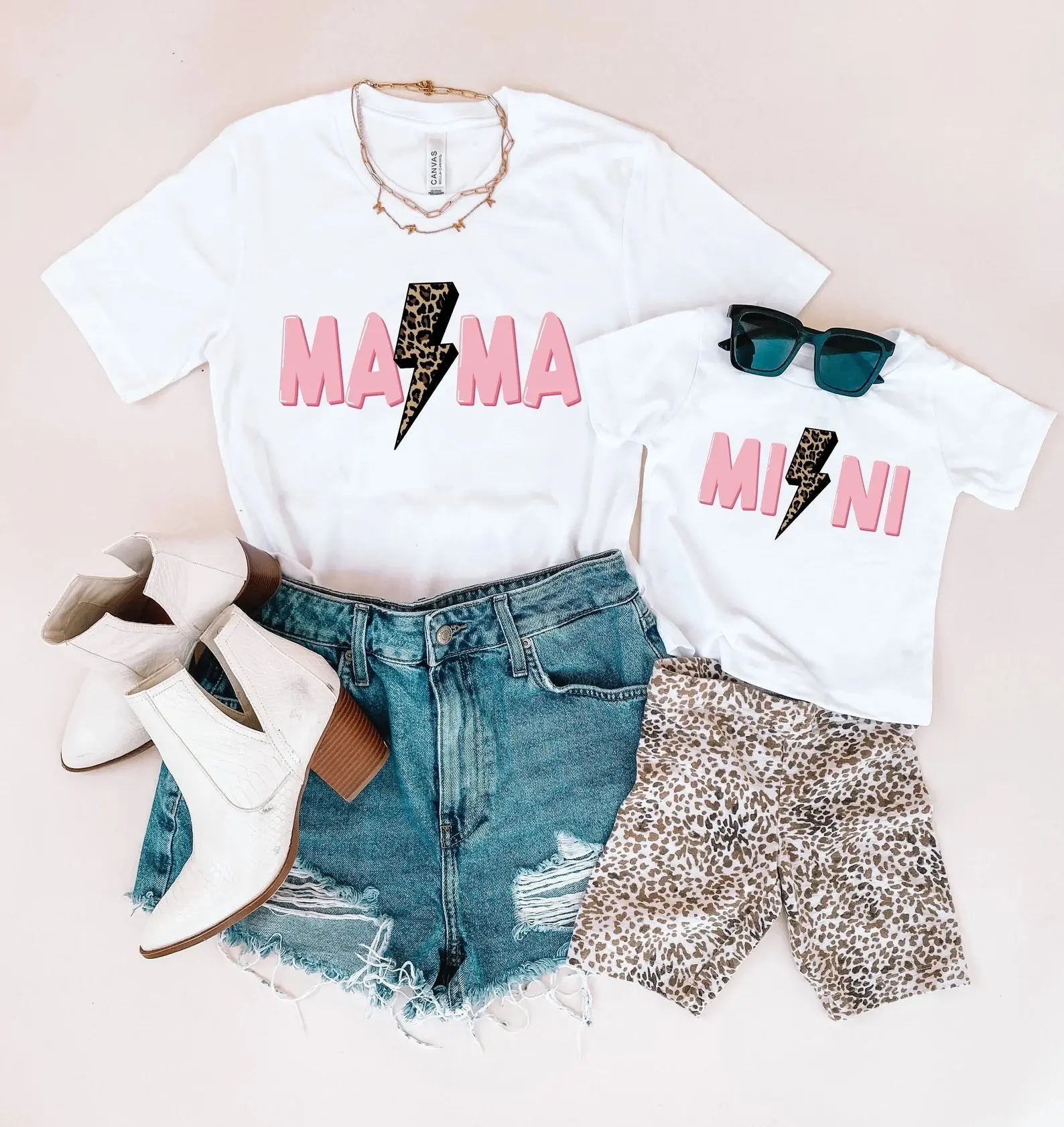 Pink Mama Mini Matching Shirts