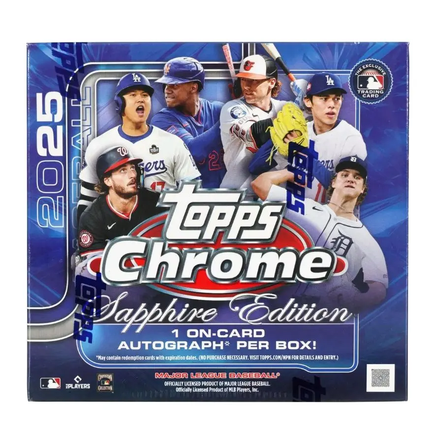 2025 Topps Chrome Sapphire MLB Baseball Hobby Box